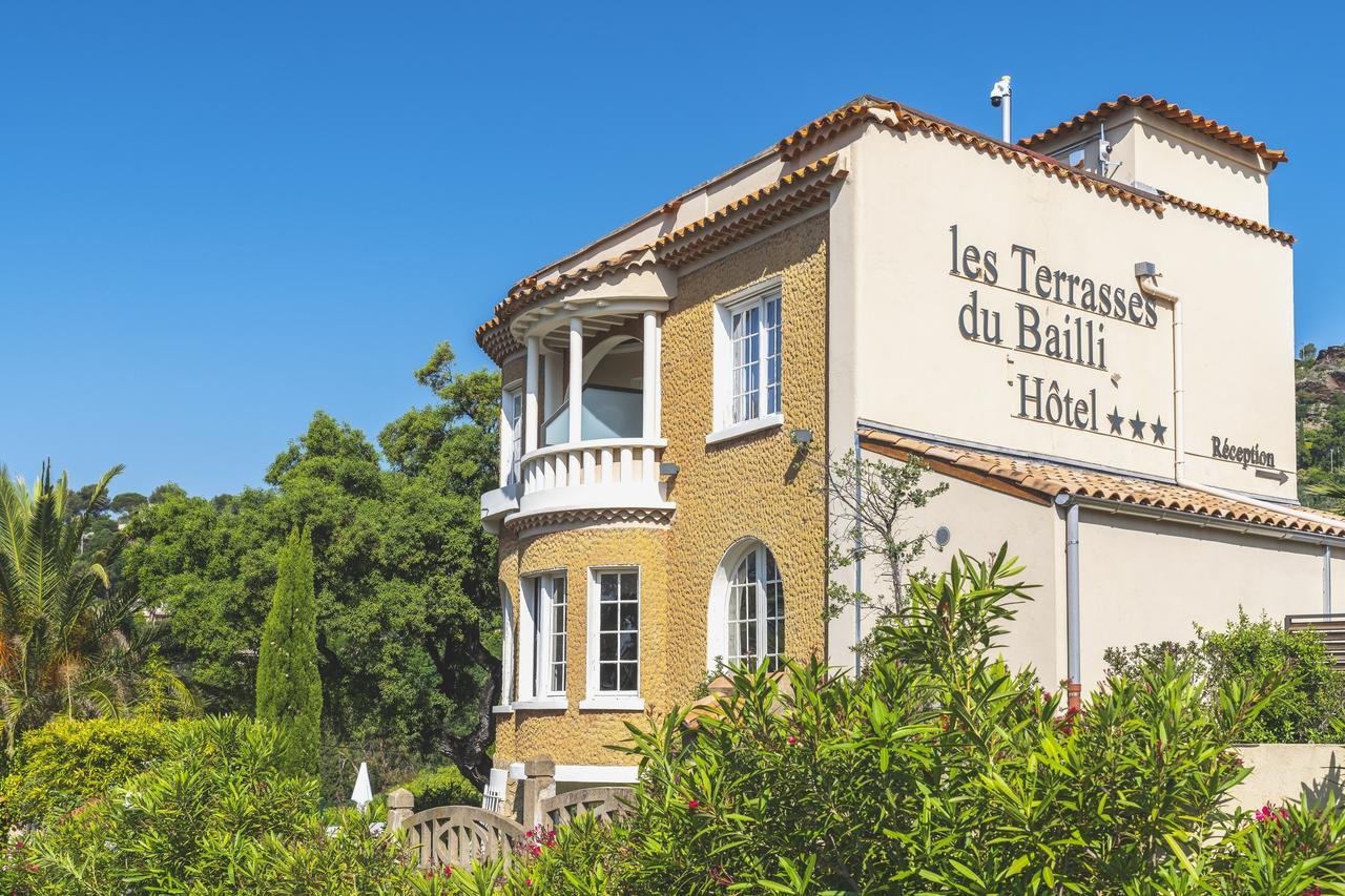 Hotel Les Terrasses du Bailli à Le Le Rayol-Canadel-sur-Mer Extérieur photo